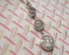 Inline glass button necklace (one-off)