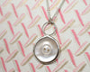 Mother of pearl button necklace (one-off)